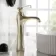 Avoca Traditional English Gold High Rise Basin Mixer Tap