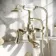 Kenmare Traditional English Gold Bath Shower Mixer Tap