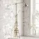 Avoca Traditional English Gold Thermostatic Bath Filler Shower Set with Hand Shower and Soap Dish