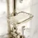 Avoca Traditional English Gold Thermostatic Bath Filler Shower Set with Hand Shower and Soap Dish