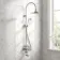Kenmare Traditional Chrome Thermostatic Bath Filler Shower Set with Hand Shower
