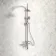 Kenmare Traditional Chrome Thermostatic Bath Filler Shower Set with Hand Shower