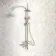 Kenmare Traditional English Gold Thermostatic Bath Filler Shower Set with Hand Shower