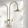 Kenmare Traditional English Gold Thermostatic Bath Filler Shower Set with Hand Shower