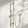 Kenmare Traditional English Gold Shower with Riser Kit