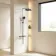 Bray Round Brushed Gunmetal Thermostatic Bath Filler Shower Set