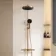 Bray Round Brushed Copper Thermostatic Bath Filler Shower Set