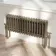 Athens Antique Gold Triple Column Horizontal Traditional Radiator 300x785mm