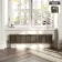 Athens Antique Gold Triple Column Horizontal Traditional Radiator 300x1415mm
