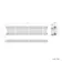 Athens Antique Gold Triple Column Horizontal Traditional Radiator 300x1415mm