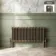 Athens Antique Gold Triple Column Horizontal Traditional Radiator 450x1010mm