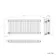 Athens Antique Gold Triple Column Horizontal Traditional Radiator 450x1010mm