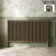 Athens Antique Gold Double Column Horizontal Traditional Radiator 750x1415mm