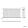 Athens Antique Gold Double Column Horizontal Traditional Radiator 750x1415mm