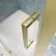 London Brushed Brass 6mm Sliding Shower Door 1200mm