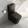 Kent Matt Black Quick Release Premium Soft Close Slim Seat