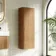 Cayman Natural Oak Wall Hung Tall Cabinet 1100x405mm