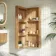 Cayman Natural Oak Wall Hung Tall Cabinet 1100x405mm
