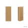 Cayman Natural Oak Wall Hung Tall Cabinet 1100x405mm