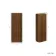 Cayman Natural Walnut Wall Hung Tall Cabinet 1100x405mm