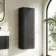 Cayman Black Oak Wall Hung Tall Cabinet 1100x405mm