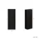Cayman Black Oak Wall Hung Tall Cabinet 1100x405mm