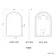 Maya Battery Powered Brushed Brass Arched LED Mirror 750x500mm