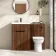 Havana Black Walnut 500 Toilet Unit