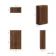 Havana Black Walnut 500 Toilet Unit