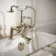 Kenmare Traditional English Gold Freestanding Bath Shower Mixer Tap