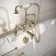 Kenmare Traditional English Gold Freestanding Bath Shower Mixer Tap