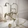 Kenmare Traditional English Gold Freestanding Bath Shower Mixer Tap