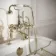 Avoca Traditional English Gold Freestanding Bath Shower Mixer Tap