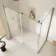 Prague Brushed Brass 8mm Sliding Shower Enclosure 1500x900mm