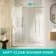 Prague Brushed Brass 8mm Sliding Shower Enclosure 1700x700mm