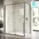 Cologne Brushed Gunmetal Easy Clean 8mm Hinged Shower Enclosure 1600x700mm