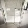 Cologne Brushed Gunmetal Easy Clean 8mm Hinged Shower Enclosure 1600x700mm