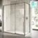 Cologne Brushed Gunmetal Easy Clean 8mm Hinged Shower Enclosure 1800x900mm