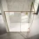 Cologne Brushed Copper Easy Clean 8mm Hinged Shower Enclosure 1600x700mm