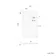 Doha Rectangular Gloss White Anti-Slip Stone Shower Tray 1200x700mm & Riser Kit
