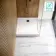 Doha Square Gloss White Anti-Slip Stone Shower Tray 800x800mm & Riser Kit
