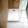 Doha Rectangular Gloss White Anti-Slip Stone Shower Tray 1200x800mm & Riser Kit