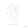 Doha Rectangular Gloss White Anti-Slip Stone Shower Tray 1400x800mm & Riser Kit