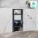 Idaho Pneumatic Compact Top & Front Wall Hung Toilet Frame and Concealed Cistern with Chrome Flush Plate - Round Buttons