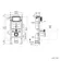 Idaho Pneumatic Compact Top & Front Wall Hung Toilet Frame and Concealed Cistern with Matt Black Flush Plate - Square Buttons