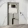 Idaho Pneumatic Concealed Cistern with Matt Black Flush Plate - Square Buttons