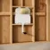 Idaho Pneumatic Concealed Cistern with Brushed Brass Flush Plate - Square Buttons