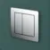 Detroit Cable Operated Concealed Cistern With Chrome Square Push Button