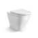Kansas Traditional Rimless Back To Wall Toilet With Premium Soft Close Seat