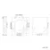 Kansas Traditional Rimless Back To Wall Toilet With Cotton White Wooden Seat